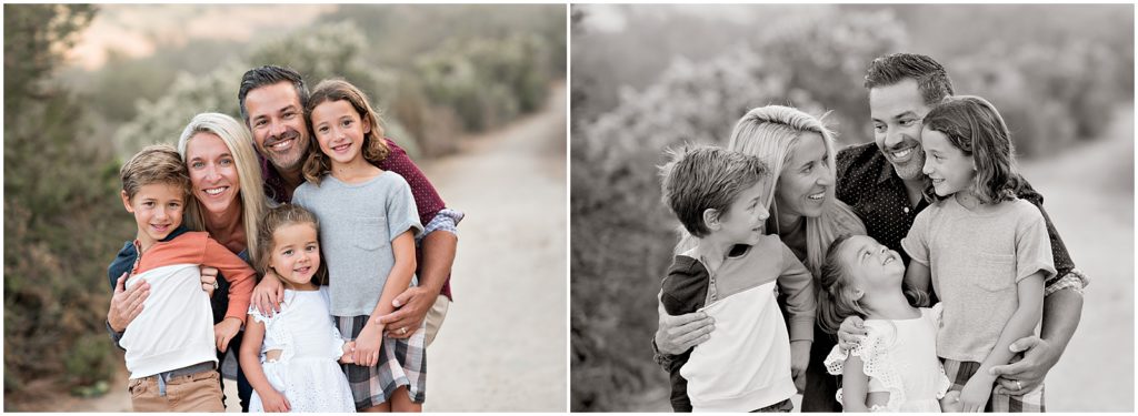 fall family photo session in orange county